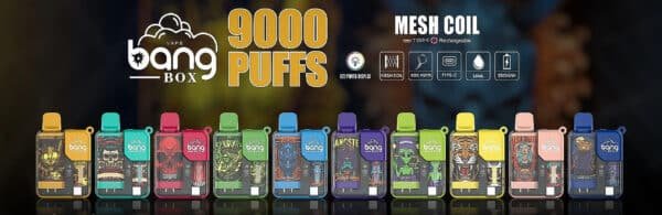 BANG BOX 9000Puffs炫彩外觀電子煙